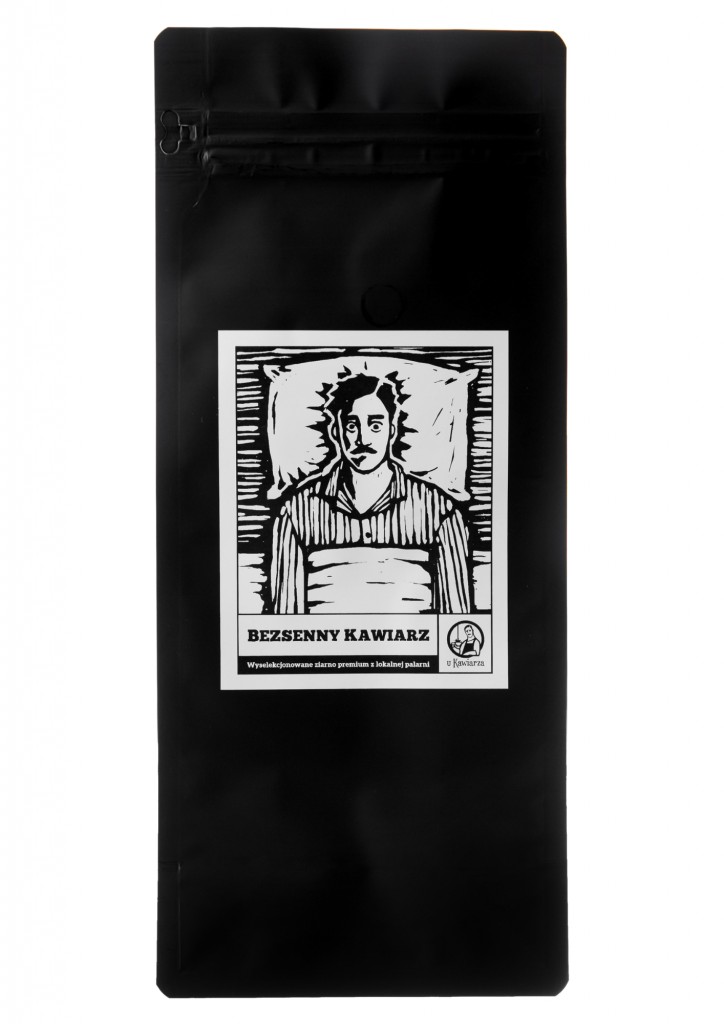 Kawa w ziarnach ręcznie palona Bezsenny Kawiarz 2.0 60/40 arabika/robusta 1000g