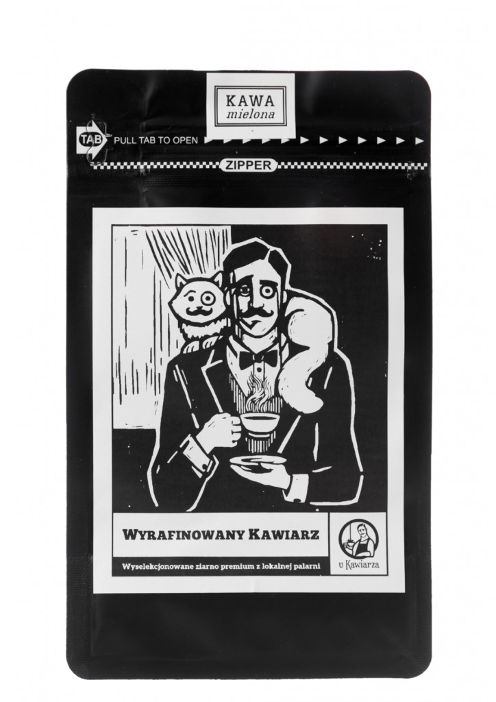Kawa świeżo mielona Wyrafinowany Kawiarz 2.0 100% arabika 250g