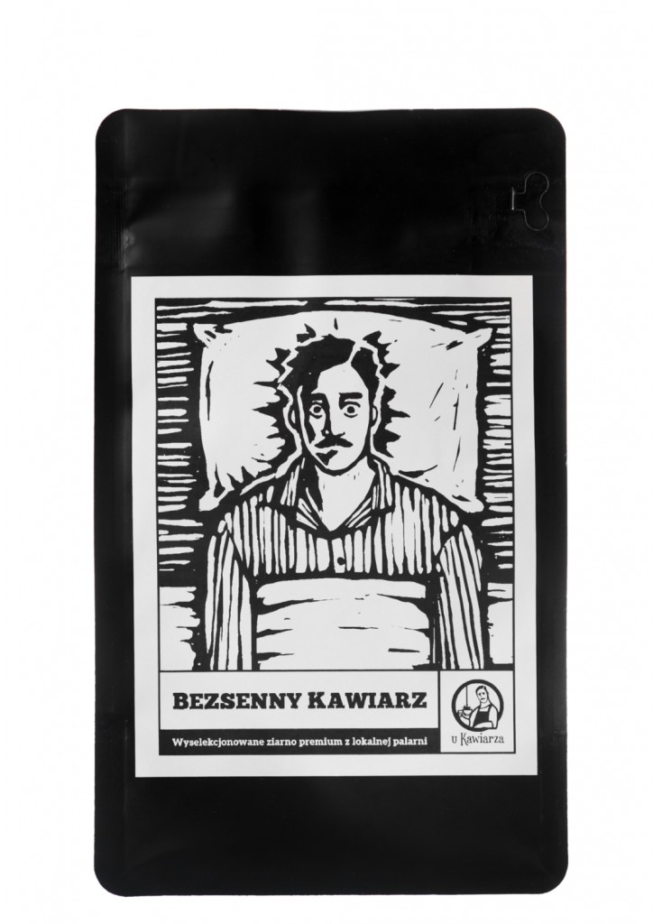 Kawa w ziarnach ręcznie palona Bezsenny Kawiarz 2.0 60/40 arabika/robusta 250g