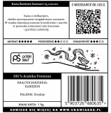 Kawa Śnieżysty Kawiarz 100% arabika 1000g ziarnista