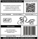 Kawa świeżo mielona Wyrafinowany Kawiarz 2.0 100% arabika 250g